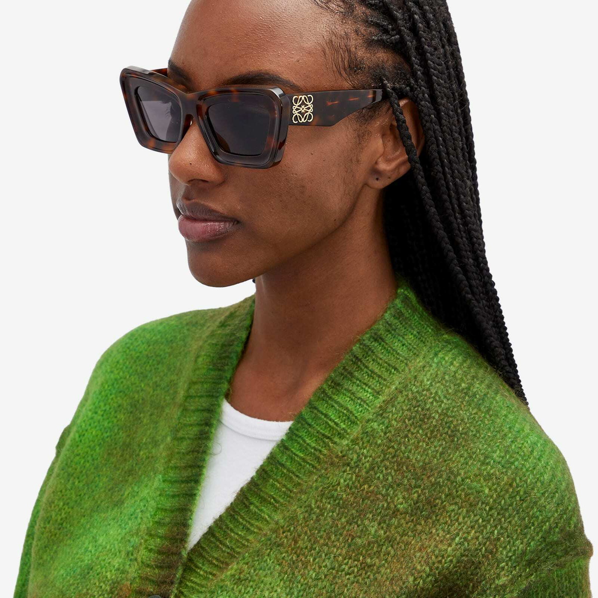 J.W.Anderson期 LOEWE Cat Eye Sunglasses Loewe Eyewear Women's Loewe Cat Eye Sunglasses in Shiny
