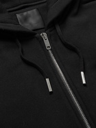 GIVENCHY - Embellished Cotton-Jersey Zip-Up Hoodie - Black - XS