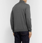 Hugo Boss - Slim-Fit Virgin Wool Rollneck Sweater - Gray