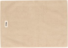 Tekla Beige Terry Bath Mat