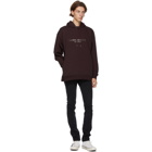 Opening Ceremony Brown Embroidered Logo Hoodie