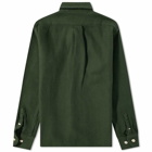 Foret Men's Barley Heavy Twill Overshirt in Dark Green