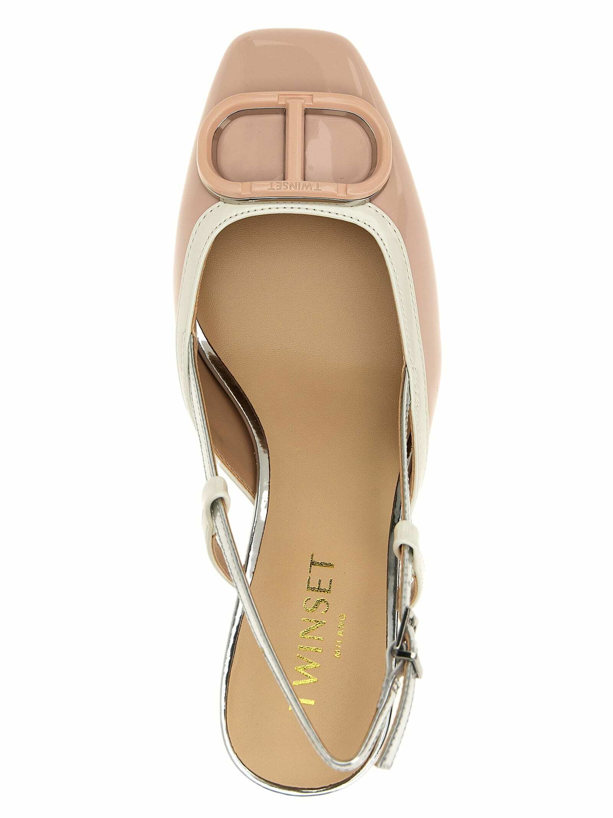 パンプス TWIN SET Patent leather slingback TwinSet Patent Leather Slingback TwinSet