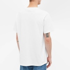 Sporty & Rich Men's Crown T-Shirt in White/Grapefruit