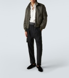 Tom Ford Satin bomber jacket