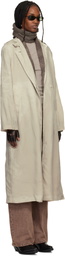 OUR LEGACY Gray Capital Trench Coat