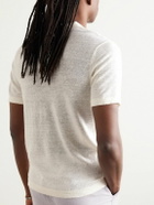 Onia - Linen Polo Shirt - White