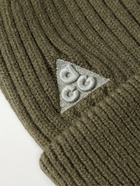 Nike - ACG NRG Logo-Embroidered Ribbed-Knit Beanie