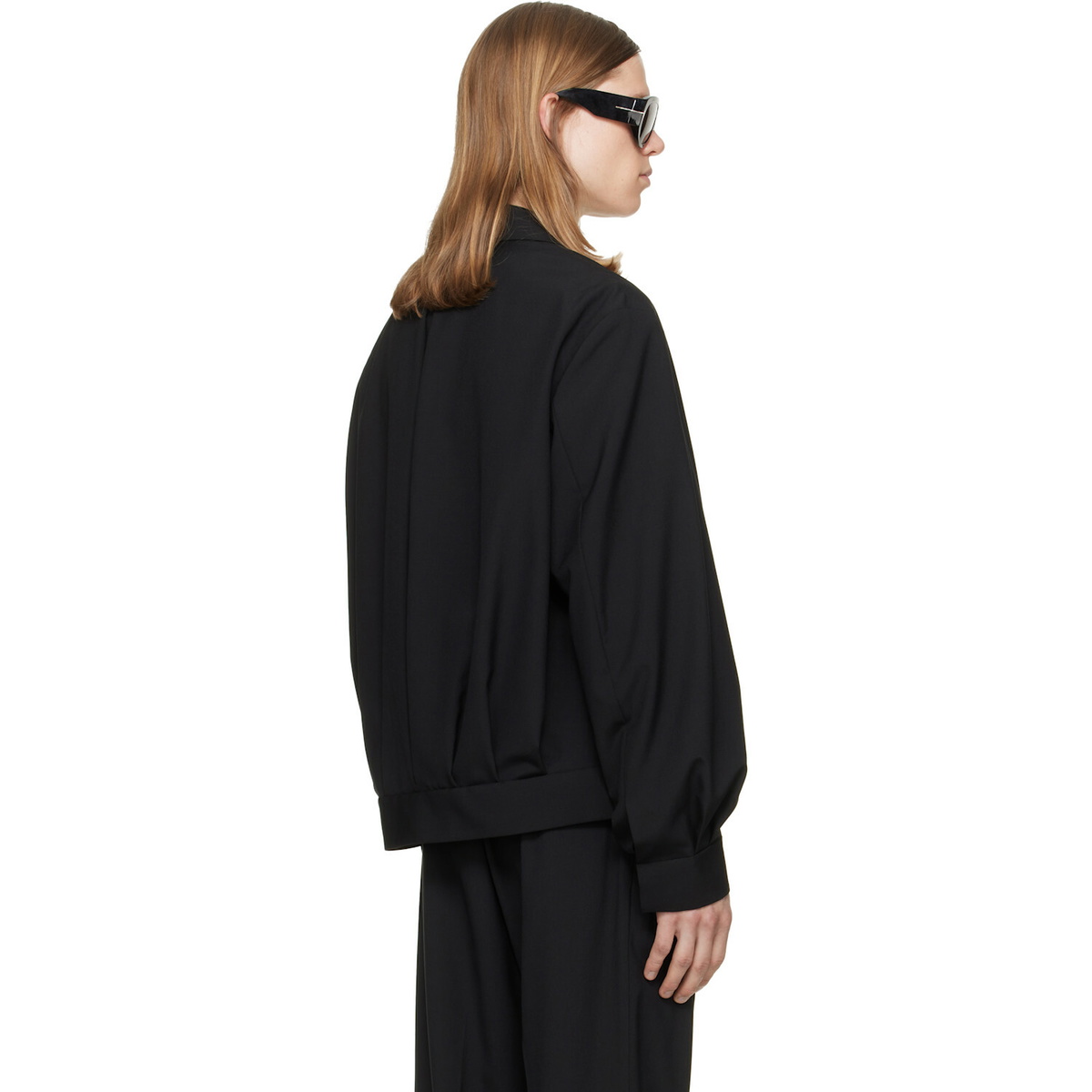 BALMAIN Black Wool 2-Button Jacket