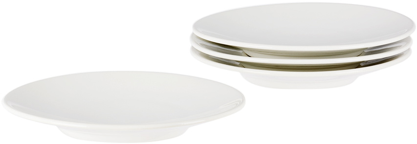 Jars Céramistes White Tourron Large Plate Set, 4 pcs
