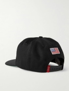 Cherry Los Angeles - Oracle Bull Racing Logo-Print Appliquéd Twill Baseball Cap