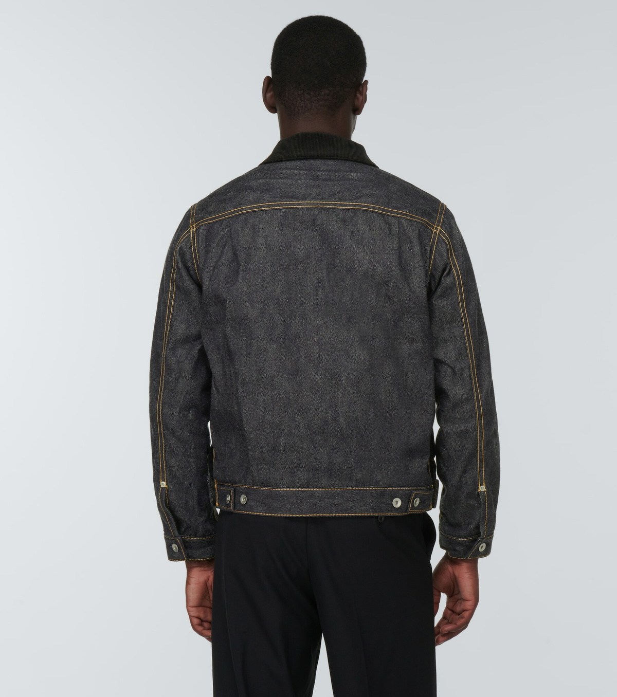 【送料&関税込】Sacai Black Wool Denim Jacket Sacai Black Paneled Denim Jacket - Jackets - Compare Prices