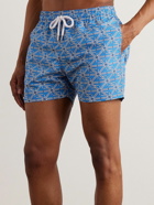Frescobol Carioca - Printed Swim Shorts - Blue