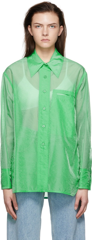 Photo: LOW CLASSIC Green Polyester Shirt