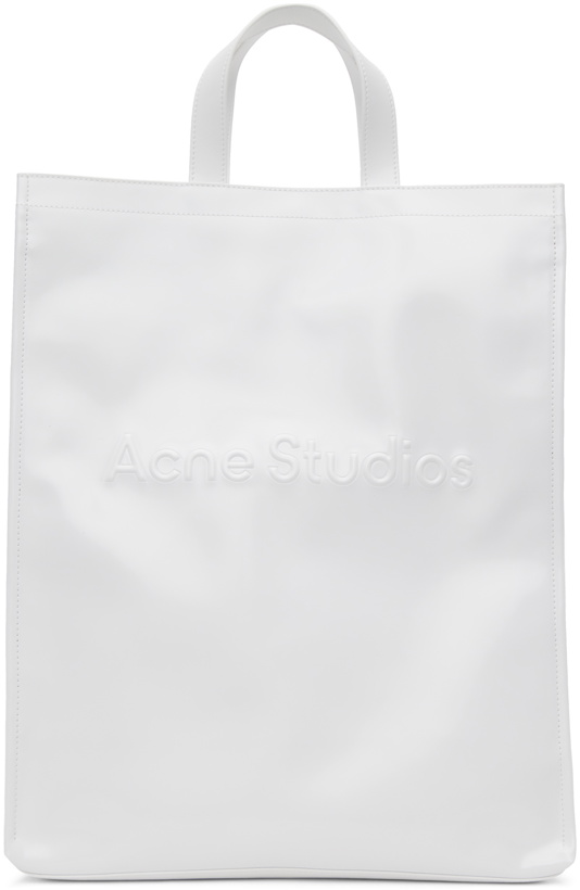 Photo: Acne Studios White Logo Tote