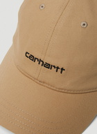 Script Baseball Cap in Beige