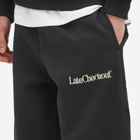 Late Checkout Men's LC Logo Sweat Pants in Black