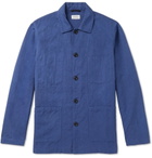 Hartford - Jobson Cotton and Linen-Blend Canvas Chore Jacket - Men - Navy