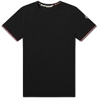 Moncler Men's Arm Logo Classic T-Shirt in Black