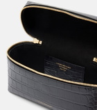 Victoria Beckham Vanity croc-effect leather vanity bag