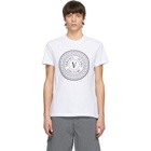 Versace Jeans Couture White V Emblem T-Shirt