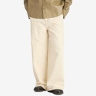 AMI Paris Men's Wide Fit Jeans in White Cream