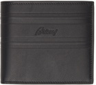 Brioni Black & Navy Classic Bifold Wallet