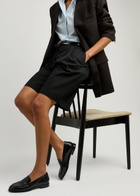 Aeyde Oscar 25 Leather Loafers Black