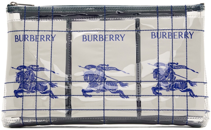 Photo: Burberry Transparent EKD Label Pouch
