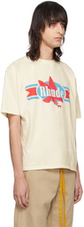 Rhude Off-White Chevron Eagle T-Shirt