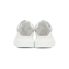 Alexander McQueen White and Grey Oversized Sneakers