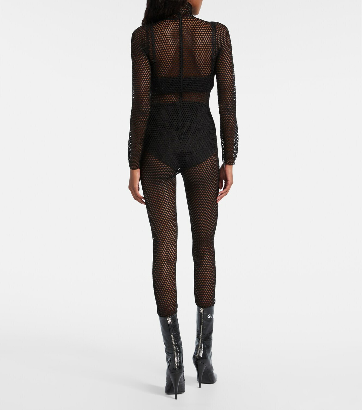 Givenchy Mesh turtleneck bodysuit