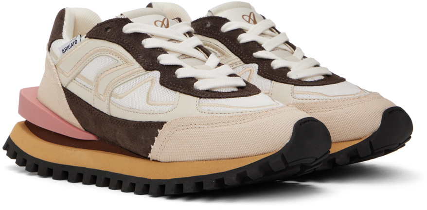 Axel Arigato Beige Brown Sonar Sneakers