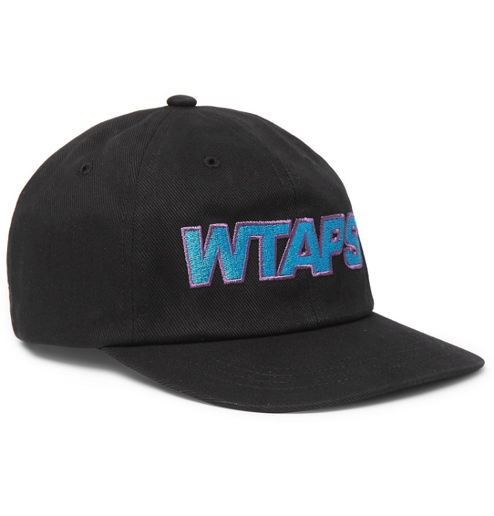 Photo: WTAPS - Logo-Embroidered Cotton-Twill Baseball Cap - Black