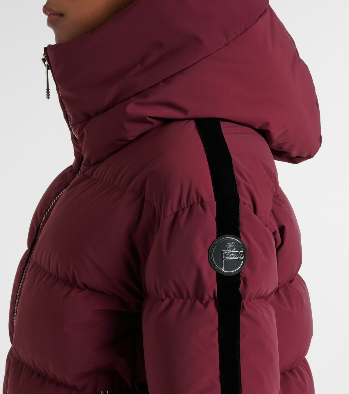 Fusalp Barsy velvet-trimmed down ski jacket