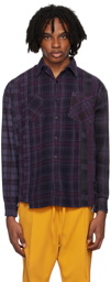 NEEDLES Purple 7 Cuts Shirt