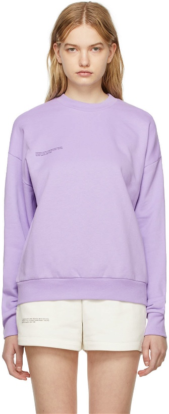 Photo: PANGAIA Purple 365 Sweatshirt