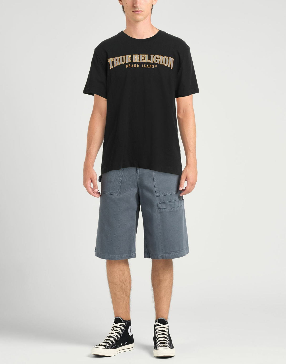 True Religion Mens T-shirt in Black