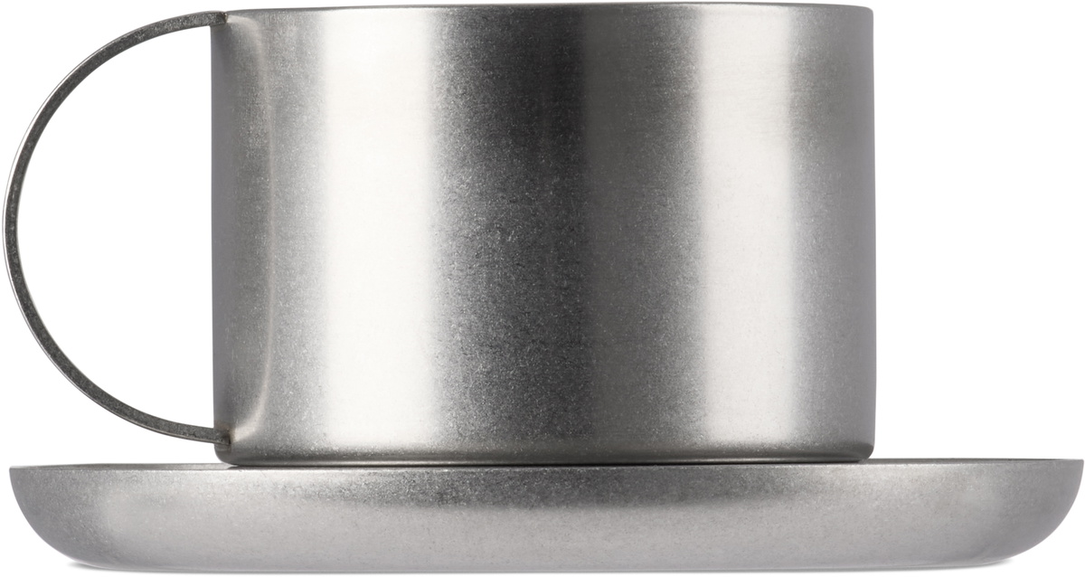 Service Projects Silver The Arlo 03 Mug & Saucer Set
