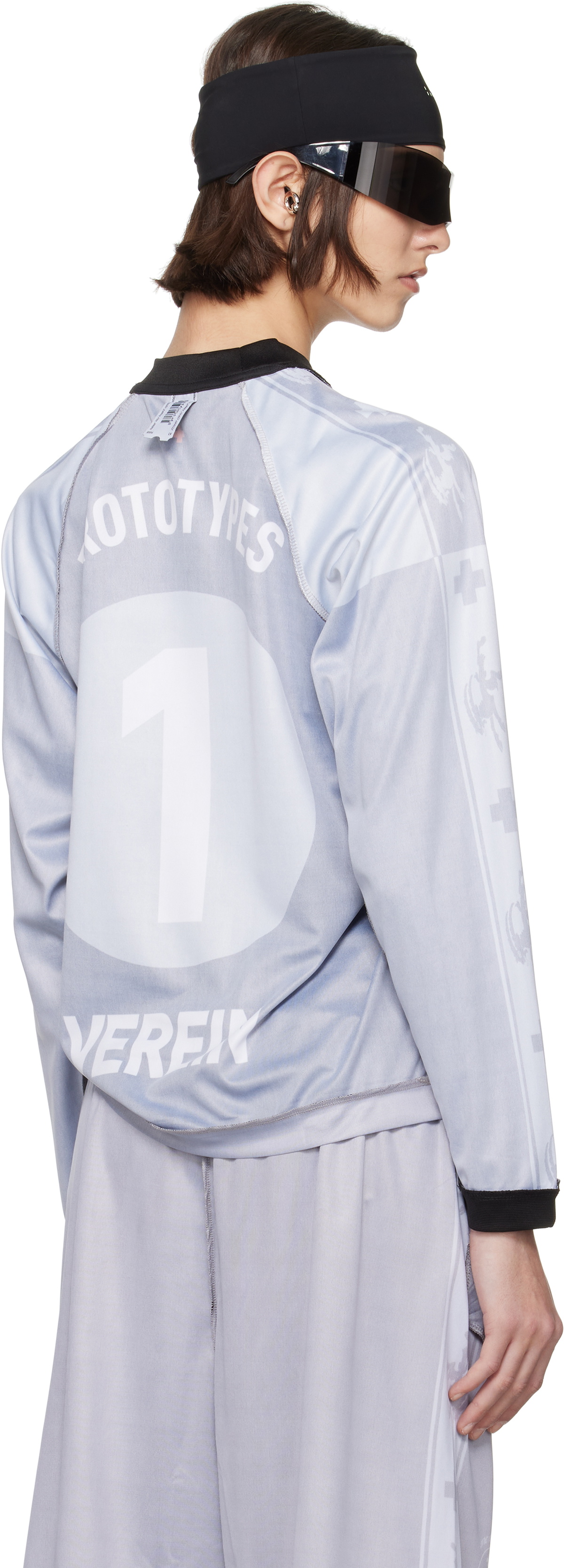 Prototypes Gray Insideout Football Long Sleeve T-shirt