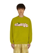 Brain Dead Slime Reverse Fleece Crewneck Sweatshirt