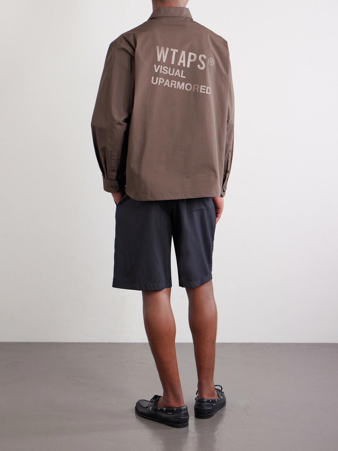 WTAPS - Logo-Print Cotton-Blend CORDURA® Overshirt - Brown
