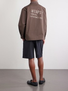 WTAPS - Logo-Print Cotton-Blend CORDURA® Overshirt - Brown
