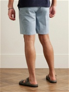 Paul Smith - Straight-Leg Organic Cotton-Blend Twill Shorts - Blue