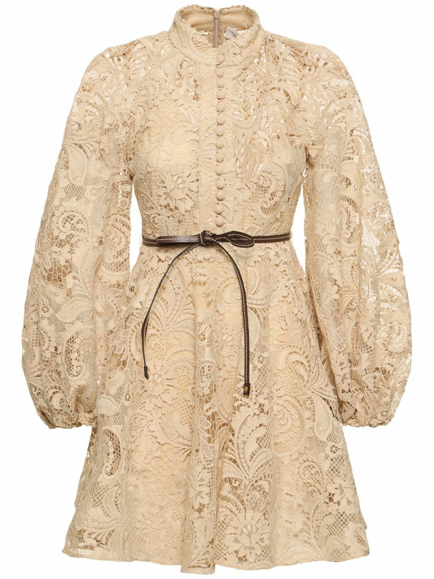 Photo: ZIMMERMANN Waverly Lace Mini Dress