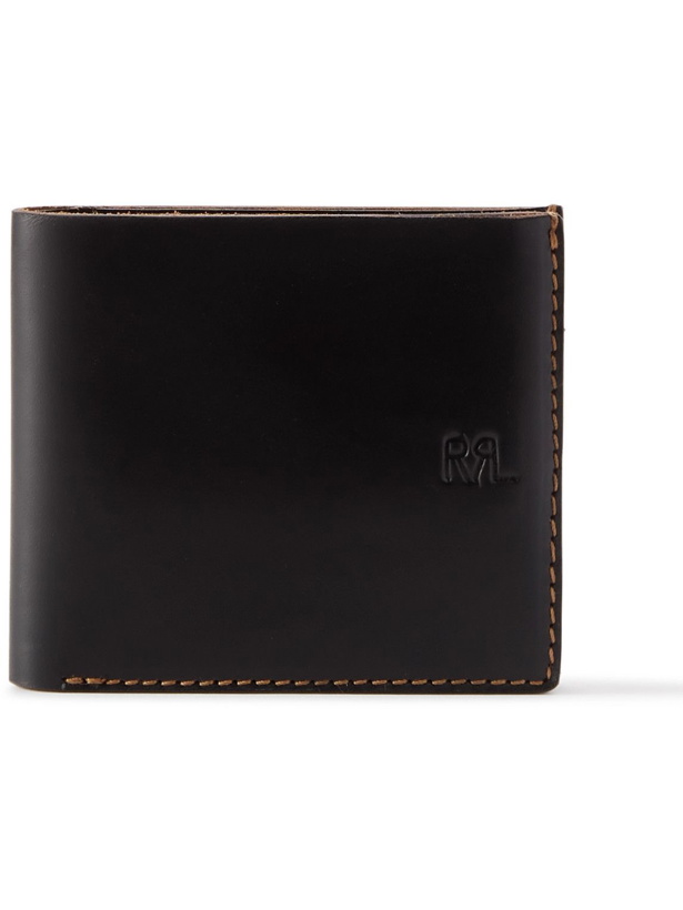 Photo: RRL - Logo-Debossed Leather Billfold Wallet