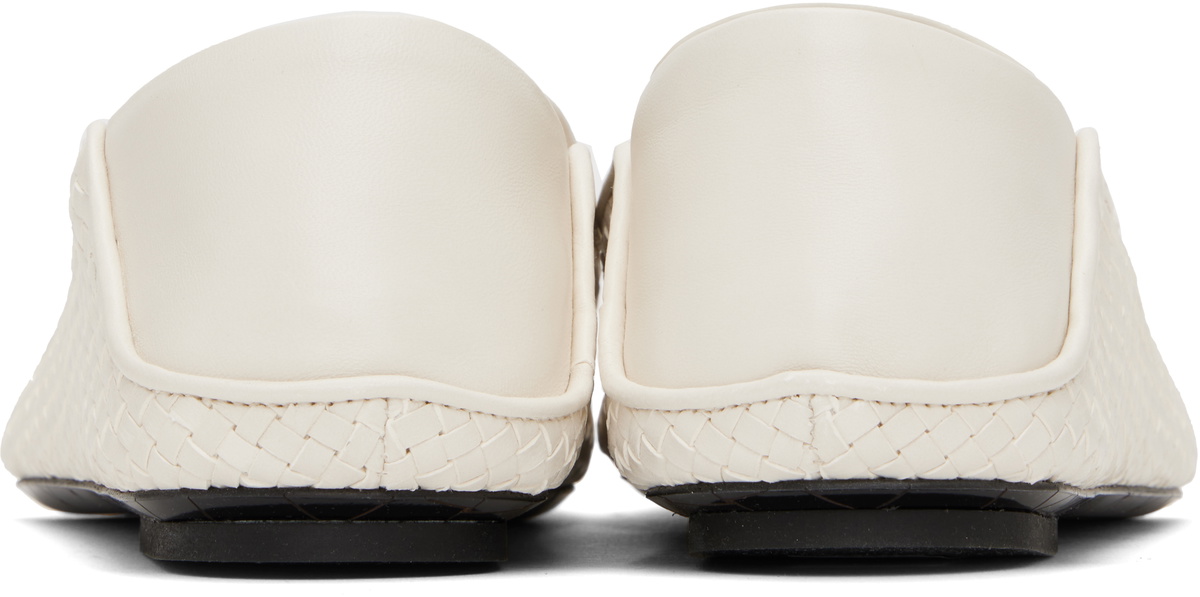 スリッポン BOTTEGA VENETA IVORY LEATHER ADAMO SLIPPERS Bottega Veneta® Women's Adamo Slipper in White. Shop online now.