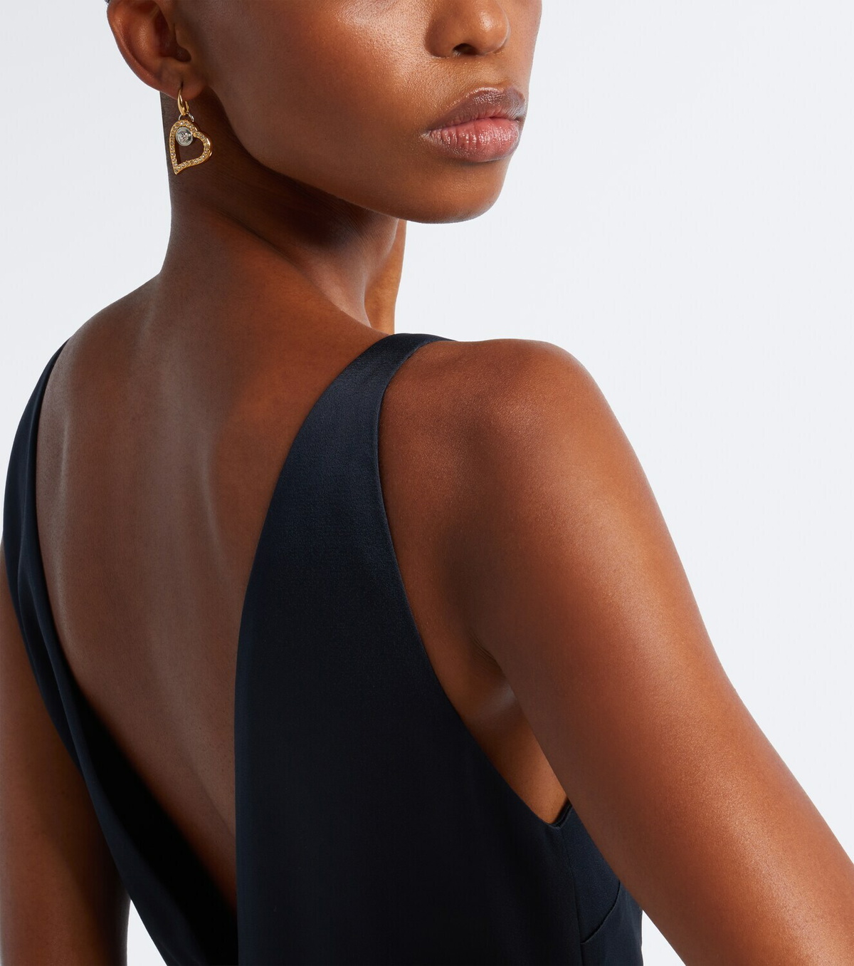 Versace Medusa crystal-embellished drop earrings