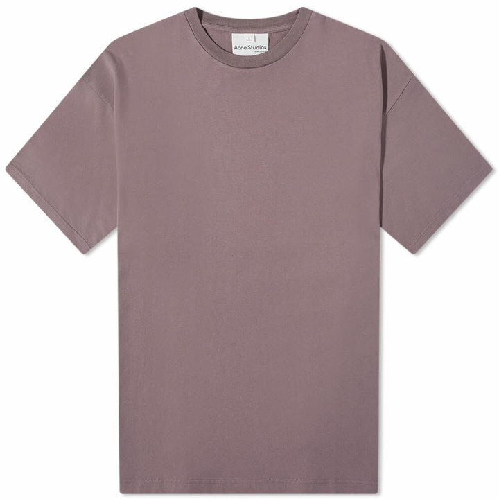 Photo: Acne Studios Men's Edlund Pink Label T-Shirt in Dusty Purple