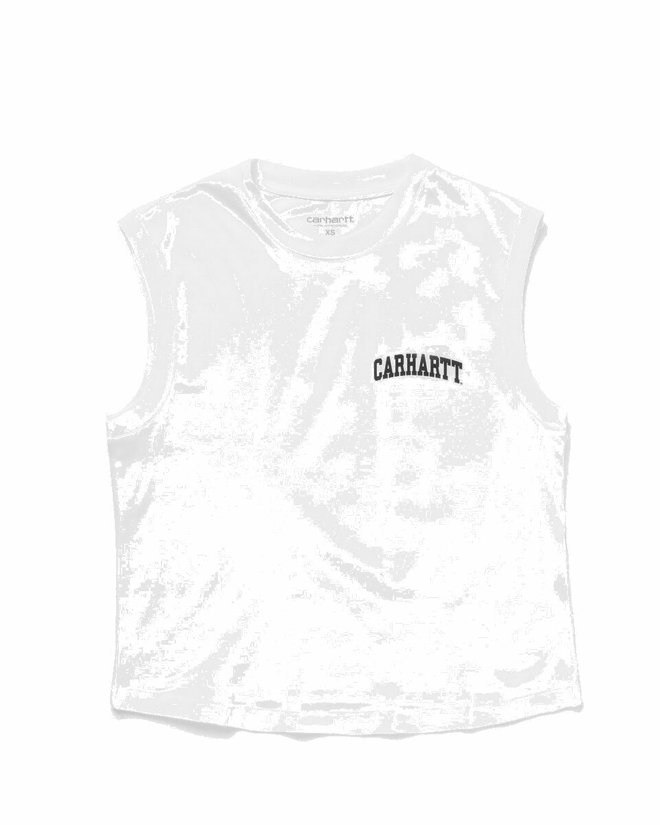 Photo: Carhartt Wip Wmns University Script A Shirt White - Womens - Tops & Tanks